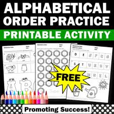 This is a more advanced abc order video as we . Free Alphabetical Order Worksheets Alphabet Tracing Coloring Pages