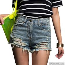 2017 Yirtik Kot Sort Modelleri Modamari Denim Shorts Women Vintage Denim Shorts Jeans For Short Women