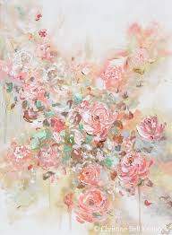 Ouvrages d'art art moderne abstract art abstract flower paintings canvas art art prints art paintings modern paintings modern artwork. Original Art Abstract Floral Painting Texture Pink Flowers Coral Peach Contemporary Art By Christine