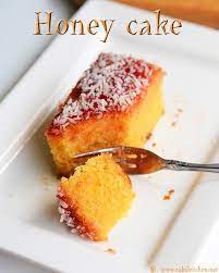 Eggless Honey Cake Recipe Indian Bakery Style Raks Kitchen Recipe Honey Cake Recipe Honey Cake Recipe Indian Eggless Cake Recipe