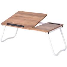 Product title dilwe foldable laptop desk portable adjustable noteb. A1 Upgraded Foldable Wooden Laptop Desk Portable Folding Conputer Desk Bed Notebook Stand Study Table Breakfast Bed Tray Sale Banggood Com