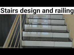 Place the center tile, using the type of adhesive recommended by the manufacturer. Staircase Design And Tiles Flooring Design With Price Stairs Railing Design Youtube