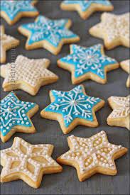 Twinkling star step 2 baby shower star and moon decorated cookies decorated christmas cookies. Egg Free Snowflake Or Star Cookies Eggless Cookie Recipes Christmas Cookies Decorated Eggless Cookies