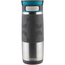 Contigo Autoseal Transit Travel Mug 16 Oz Stainless Steel With Blue Stainless Steel Travel Mug Mugs Stainless Steel
