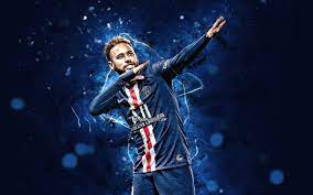 Hd wallpapers and background images. Download Wallpapers Neymar Personal Celebration Brazilian Footballers 2020 Psg Goal Ligue 1 Blue Neon Lights Neymar Da Silva Santos Junior Soccer Football Paris Saint Germain Neymar Jr For Desktop Free Pictures For Desktop
