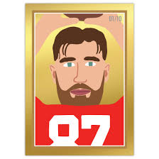 Travis 'Gold' Pro Football Card