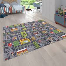 Misento kinderteppich straßenteppich spielunterlage kinderzimmer schadstoff geprüft 140 x 200 cm. Teppich Kinderzimmer Strassenteppich Mit Auto Teppichcenter24