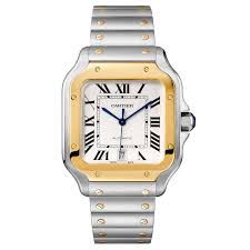 See more ideas about cartier santos watch, cartier santos, cartier. Santos De Cartier Large Model Yellow Gold Steel Watch Selector Goldsmiths