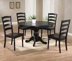 Quails Run 5 Piece Round Pedestal Table And Ladderback Side Chair Set By Winners Only At Dunk Bright Furniture Pedestal Dining Table Dining Room Table Set Furniture