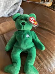 Mavin Ty Beanie Baby Erin The Bear 1997 With Rare Errors Limited Edition 1 Of 4000