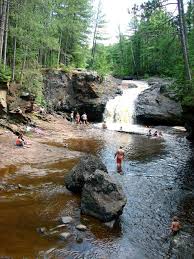 These 3 Waterfall Swimming Holes In Wisconsin Are Perfect For A Summer Day Wisconsin Waterfalls Wisconsin Vacation Wisconsin Travel