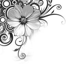 Vector swirls and floral swirls. Flowers And Swirls Design