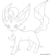 Keep your kids busy doing something fun and creative by printing out free coloring pages. Leafeon Coloring Pages Printable