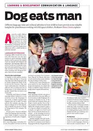 Nursery World Magazine Communication Language Series Learning And Development Bilingual Children Language Development