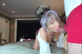 SLUTTY TANNED MILF IN KNEE HIGH SOCKS BLOWJOB CUM SWALLOW watch online