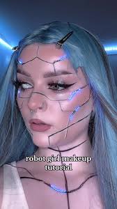 Maquillaje Robot Mujer