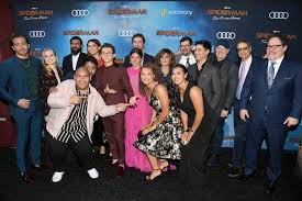 Tom writes on the site: Jake Gyllenhaal Jon Watts Numan Acar Eric Carroll Zendaya Maree Stoermer Coleman Tony Revolori Remy Hii Tom Holland Kevin Feige Amy Pascal Jon Favreau Tom Rothman Marisa Tomei Jacob Batalon Marisa