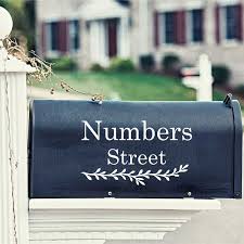You just restored a 1910 arts & crafts bungalow and craftsman style mailbox numbers are just the thing to finish it off. Large Size Custom Mailbox Address Vinyl Decal Stickers Personalized Mail Box House Street Numbers Art Decals Home Decor Wall Stickers Aliexpress