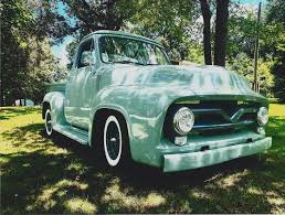 Image result for Light Green 1955 Truck