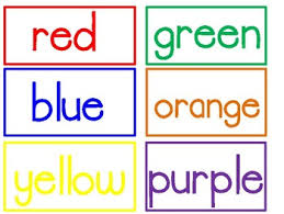 Color Sorting Flashcards Pocket Chart Sight Words I See The Sentence Building