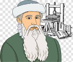 His greatest accomplishment was the first print run of the bible in latin, which took. Gutenberg Bible Renaissance Printing Press Movable Type Realistic Vector Transparent Png