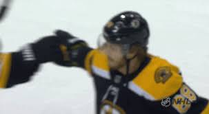 The young fan appeared to be chirping the b's star during the pregame warmups thursday night at nassau coliseum. Nhl Nhlfanchoice Best Gif Panarin Facebook