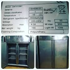 For Sale Gn1410bt Double Door Stainless Steel Commercial Freezer Price 500 Bd للبيع فريزر حجم كبير استخ French Door Refrigerator Foam Kitchen Appliances
