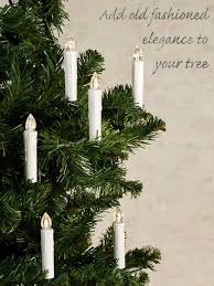 Clip On Led Lighted Taper Candle Set For Christmas Tree Christmas Tree Candles Christmas Candle Centerpiece Led Taper Candles
