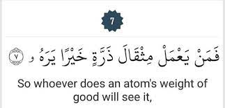 Surah Al Zalzalah Translation Ayah 7 Quran Translation Math