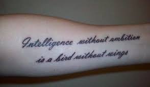 And when we talk about small tattoos less is more and that's the rule of thumb. Motivational Tattoos That You Need To Read Today