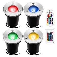 T2y8xbc 4pack Rgb Low Voltage Landscape Lights Sunriver 3w Outdoor Color Changing Led Well Lights 16 Colors And 4 Changing Modes