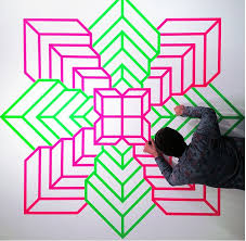 Aakash Nihalani Tape Art Tape Wall Art Tape Art Washi Tape Wall Art