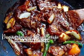 Cara penyediaan daging masak hitam : Resepi Daging Masak Kicap Berapi Resepi Bonda