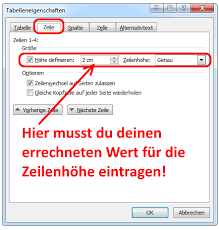 Während sie ihre tabellen in excel erstellen, werden sie in der regel in der ersten spalte und zeile überschriften vergeben, um den inhalt den einzelnen zeilen zuordnen zu können. Word Tabellengrosse Festlegen Computer Tabelle