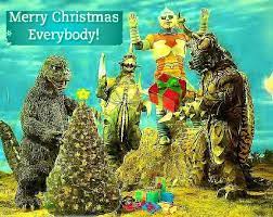 Godzilla Christmas Japanese Monster Movies Movie Monsters Japanese Monster