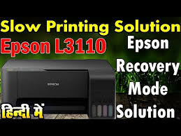 I only use original inks with 003 bk, y, m, and c and i followed the procedure on the monitoring of ink. Epson L3110 Slow Printing Solution Epson All Model Printer Recovery Mode Solution à¤¹ à¤¨ à¤¦ à¤® Ø¯ÛŒØ¯Ø¦Ùˆ Dideo