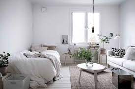 50 Stunning Minimalist Studio Apartment Small Spaces Decor Ideas And Remodel 18 Studio Apartment Layout Studio Apartment Decorating Small Studio Apartments