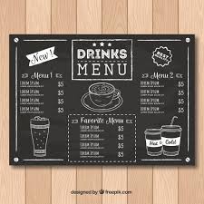 Bar Menu Template Free Unique Coffee Menu Vectors S And Psd Files In 2020 Restaurant Menu Template Coffee Menu Coffee Shop Menu