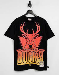 Jun 13, 2021 · milwaukee bucks milwaukee bucks southeast division. Mitchell Ness Nba Milwaukee Bucks T Shirt In Schwarz Mit Flammendesign Asos