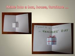 • open the card and check that the box pops up. Preparing For Pop Up Books Ppt Download