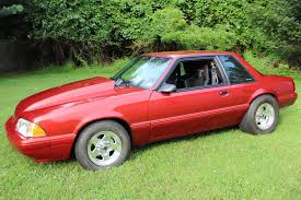 Image result for Bright Red 1992 Mustang