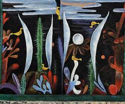 His highly individual style was influenced by movements in art that included oil paintings descripitions: Klee Patterned Fish Art P R E P