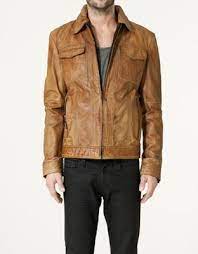 Vrc Cazadora Cafe Leather Jacket Leather Jacket Men Jackets