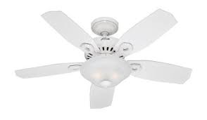 Measures 44 x 44 x ceiling fans without lights. Amazon Com Hunter 28706 Auberville Ii 44 Inch Fan With Light Kit White Lamps Light F Ceiling Fan With Light Modern Ceiling Fan Ceiling Fans Without Lights