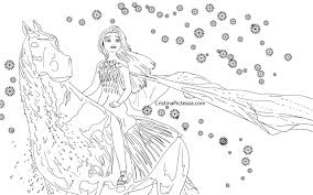 Elsa fise de colorat cu printese. Planse De Colorat Frozen Regatul De Gheata 2 Planse Cu Elsa Si Anna