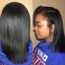 A short black curtain haircut is a look reminiscent of some of the bad boys of the 90s. Short Hair Styles Black Women Silk Press Novocom Top