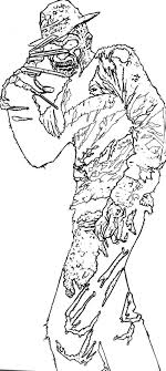 Freddy Krueger Coloring Page Coloring Home