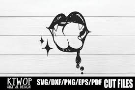 This logo is compatible with eps, ai, psd and adobe pdf formats. Vampire Lip Sexy Halloween Svg Graphic By Ktwop Creative Fabrica