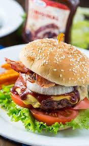 Western Barbecue Burgers Spicy Southern Kitchen Recipe Barbecue Burgers Recipes Food