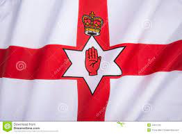 Изумрудного цвета с золотой арфой. Flag Severnoj Irlandii Znameni Olstera Stokovoe Foto Izobrazhenie Naschityvayushej 44911290
